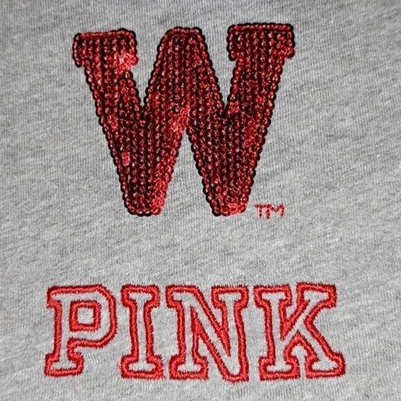 Victoria's Secret Pink UW Wisc Jump Around Shirt‎ - Picture 2 of 5
